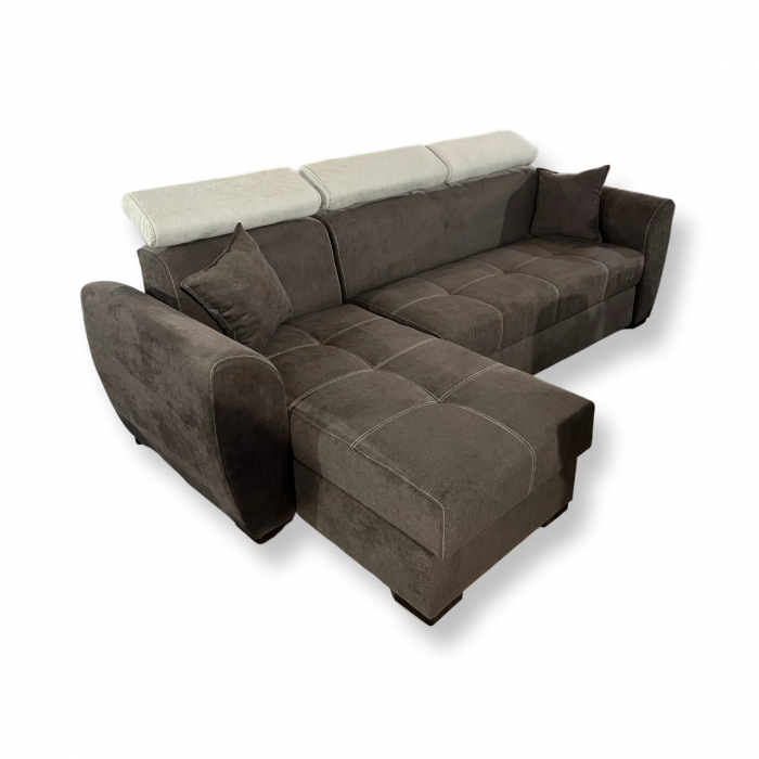 COLTAR TRENDY extensibil gri deschis MALMO 90 [6]