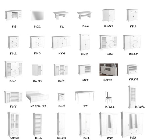 Dormitor Kora dulap 4 usi pin andersen [11]