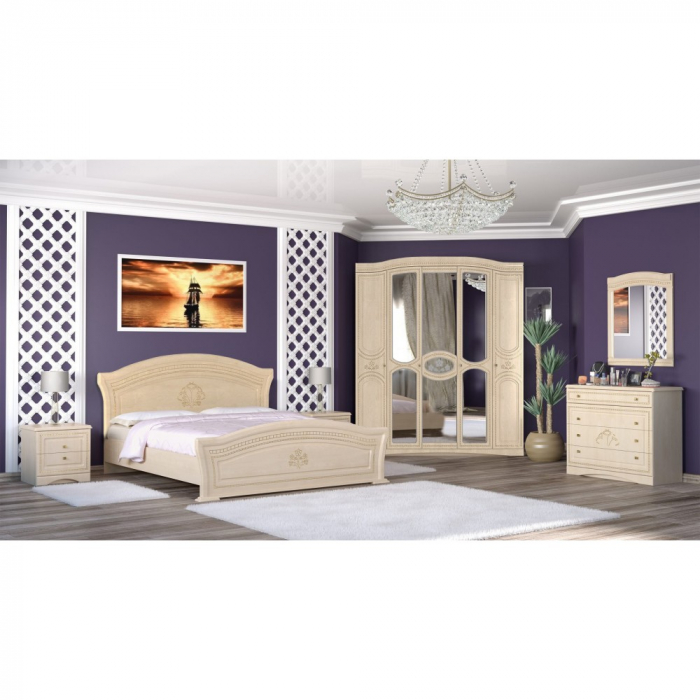 DORMITOR MILANO 5 usi, mesteacan [1]