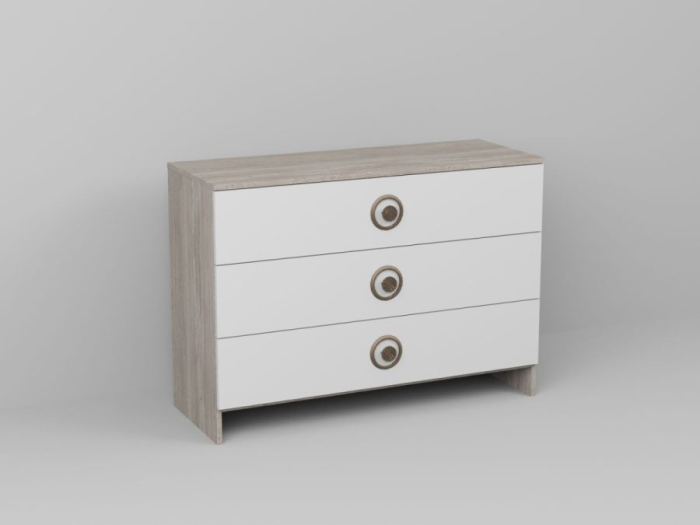 DORMITOR NOEL cu dulap cu 4 usi batante si oglinda si pat tapitat [6]