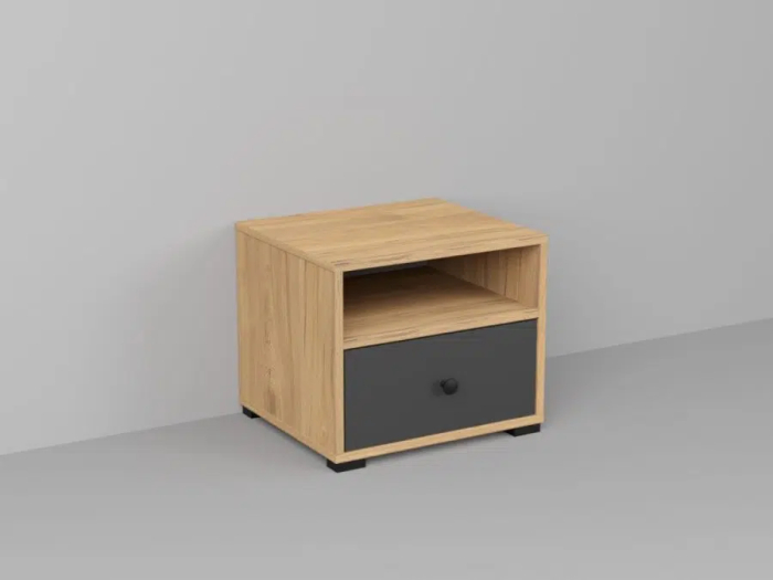 DORMITOR PERO cu dulap cu 4 usi batante si oglinda si pat tapitat [6]