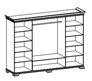 Dulap Kora 4 usi si 2 sertare KS3 pin andersen [3]