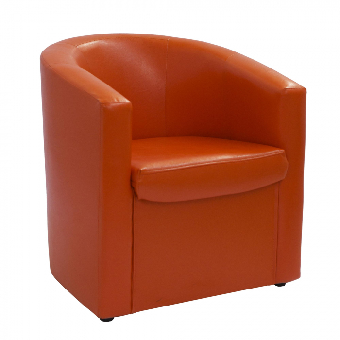 Fotoliu OLGA imitatie piele visinie [8]