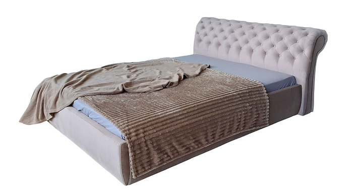 PAT tapitat CLASIC 200 * 160 stofa gri deschis Herbi 35 [4]