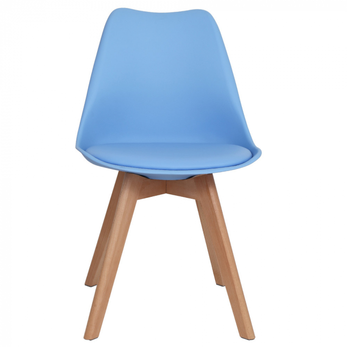 Scaun bucatarie CELIA albastru deschis [2]