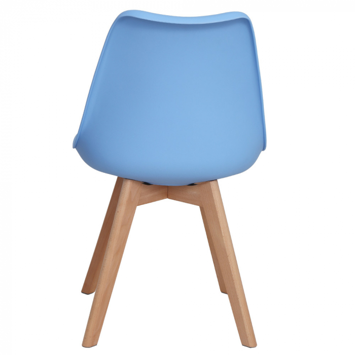 Scaun bucatarie CELIA albastru deschis [4]
