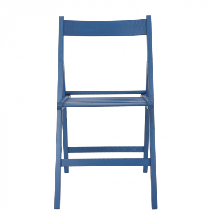 Scaun pliant BASIC albastru [2]