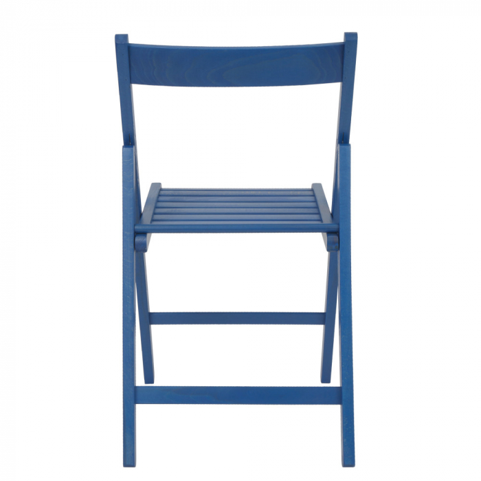 Scaun pliant BASIC albastru [5]