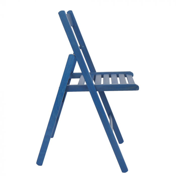 Scaun pliant BASIC albastru [4]