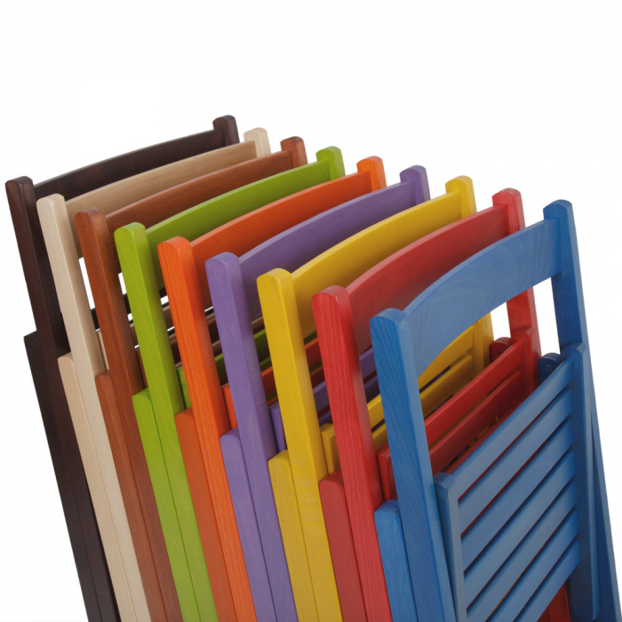 Scaun pliant BASIC galben [6]