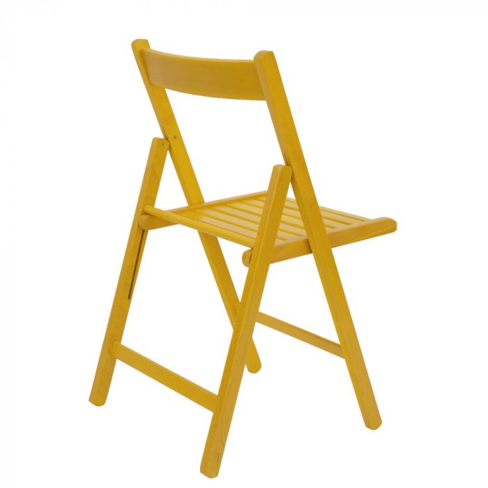 Scaun pliant BASIC galben [4]