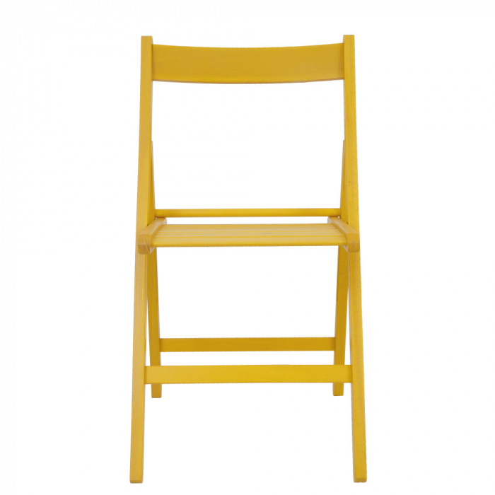 Scaun pliant BASIC galben [2]