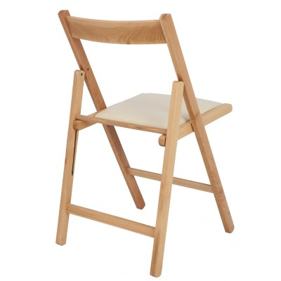 Scaun pliant Basic tapitat fag natur [2]