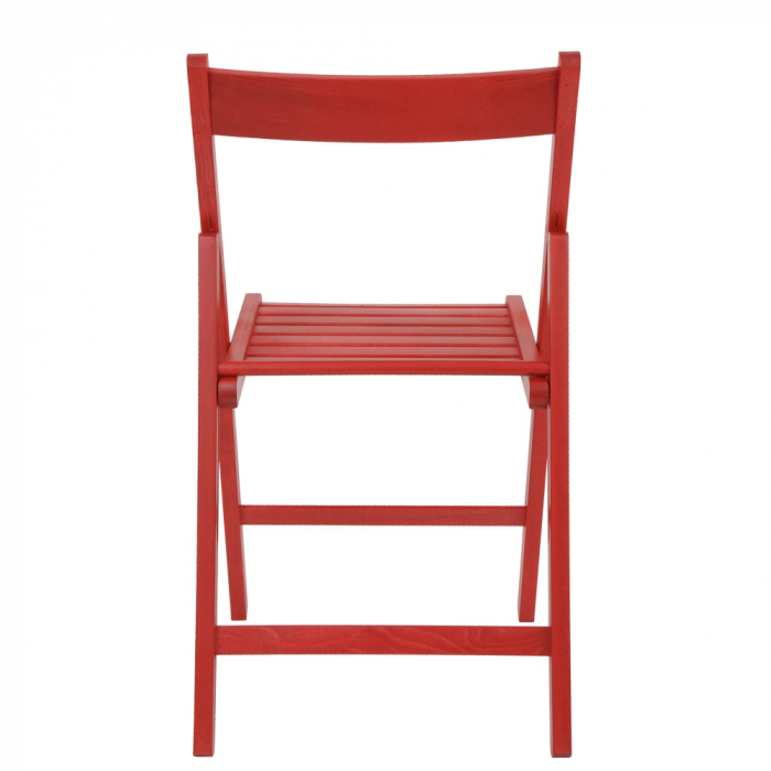 Scaun pliant BASIC rosu [5]