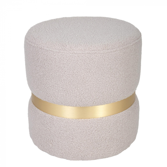 Taburet RING stofa cu inel auriu [2]