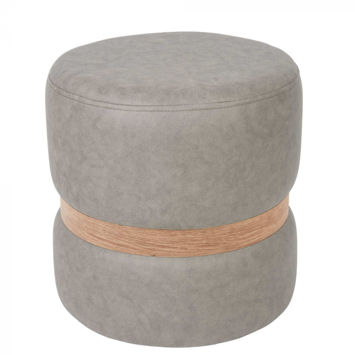 Taburet RING stofa cu inel stejar [2]