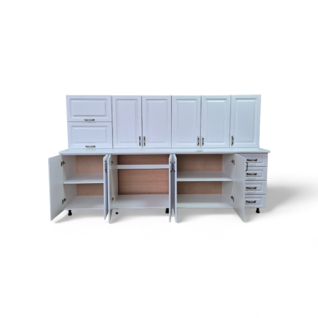 Bucatarie ALSACIA MDF alb 2,6M [3]