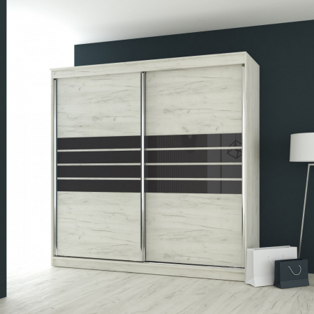 Mobila dormitor - Dressing 2 usi  LUCA 2m stejar k001