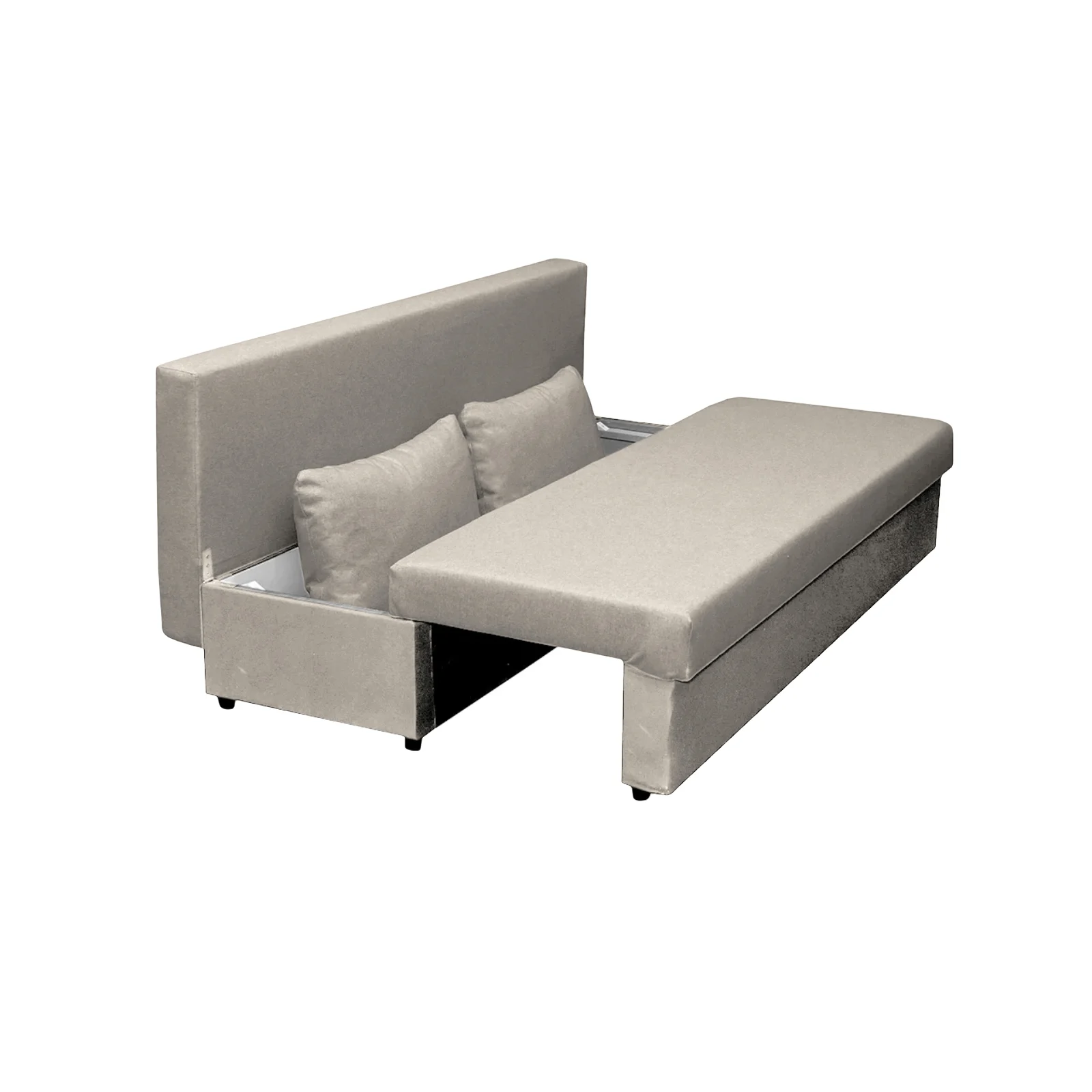 Canapea Ana 3 locuri extensibila stofa gri Neve 83 [5]