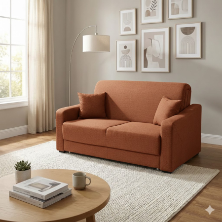 Canapele 2 locuri extensibile - CANAPEA ASTI 2 locuri stofa postocalie Austin 9