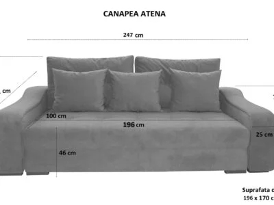 CANAPEA ATENA extensibila configurabila [5]