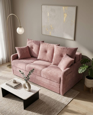 Canapele 2 locuri extensibile - canapea-basic-2locuri-extensibila-mobila-actual-barlad