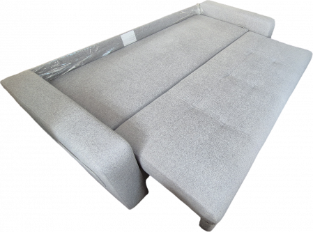 CANAPEA BASIC BRAT LAT extensibila stofa plusata maro Wind 22 [5]