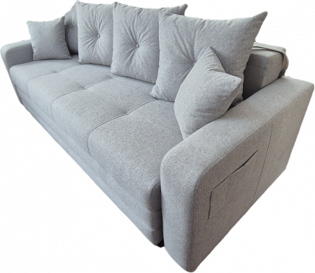 CANAPEA BASIC BRAT LAT extensibila stofa plusata maro Wind 22 [2]