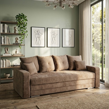 Canapele 3 locuri extensibile - canapea-basic-3locuri-extensibila-mobila-actual-barlad