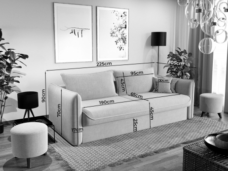 CANAPEA CANDY extensibila - la comanda [4]