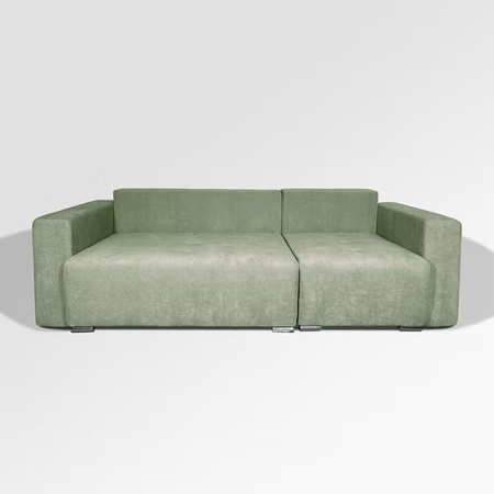 CANAPEA COLT DEBORA 150 stofa plusata bej inchis Wind 21 [6]