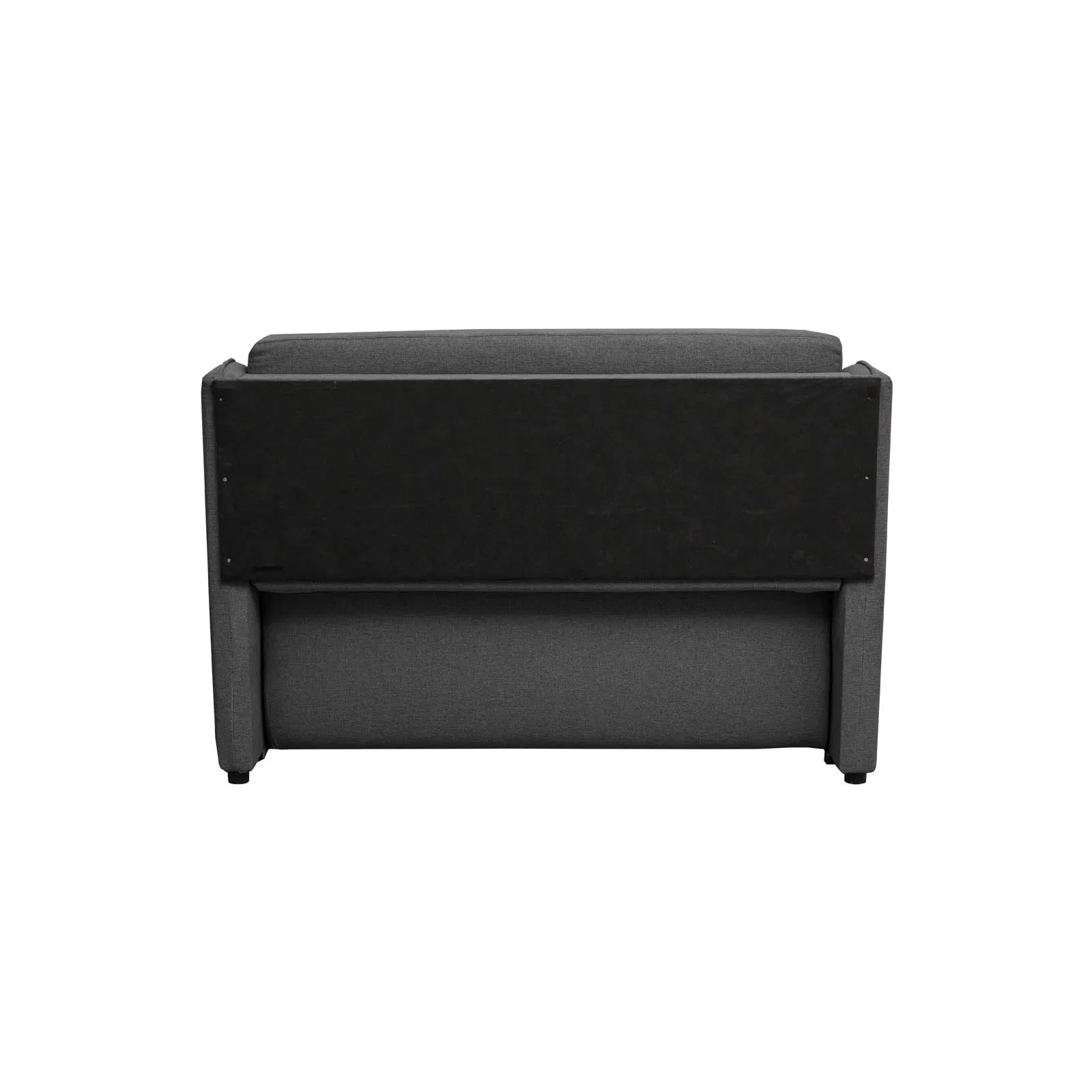 Canapea Gala 2 locuri extensibila stofa gri inchis [4]