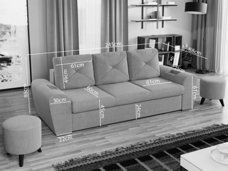 CANAPEA GLORIA extensibila - la comanda [3]