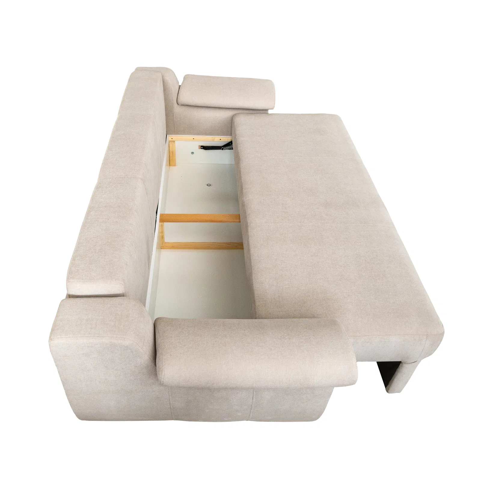 CANAPEA HAVANA extensibila stofa plusata turcoaz Collins Indi [6]