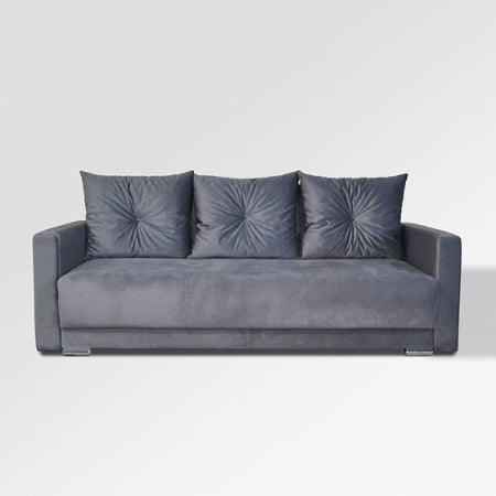 Canapele - CANAPEA LIUBA extensibila 140 stofa gri inchis Inari 94