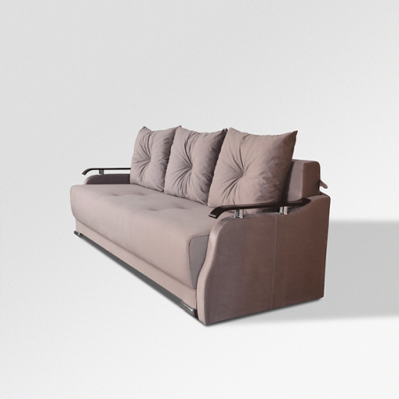 CANAPEA MODENA extensibila 140 stofa gri Aragon 90 [2]