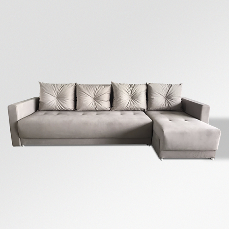 Coltare - COLTAR LIUBA extensibil 160 3-1 stofa plusata maro Wind 28