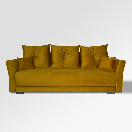 Canapele 3 locuri extensibile - CANAPEA LOTUS extensibila 140 stofa gri Herbi 35