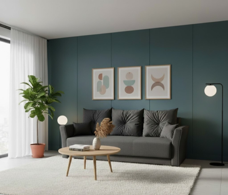 CANAPEA LOTUS extensibila 140 stofa gri Herbi 35 [0]