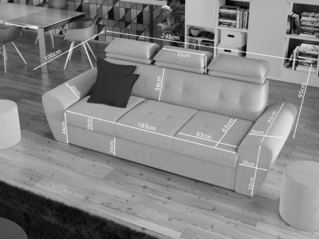 CANAPEA BARINI extensibila - la comanda [5]