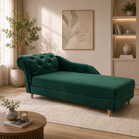 Canapele - canapea-sezlong-zen-verde-mobila-actual-barlad
