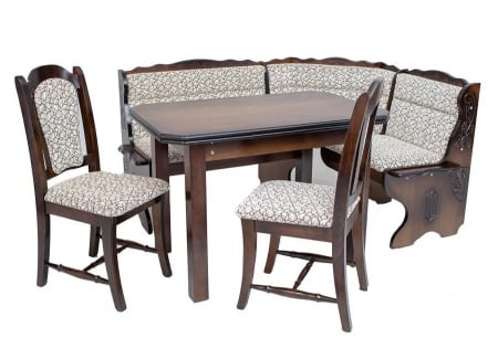 Mobila bucatarie - COLTAR GERA de bucatarie cu masa si 2 scaune