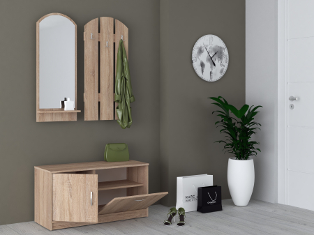 Mobila hol - Cuier OLGA sonoma