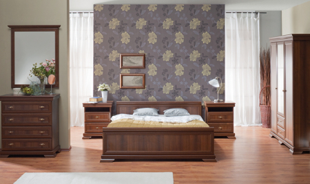 Dormitor Kora dulap 3 usi nuc [1]