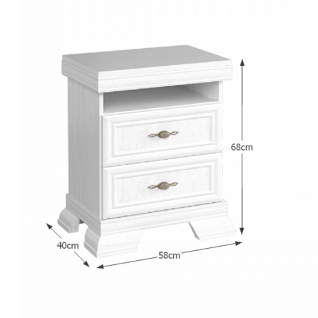 Dormitor Kora dulap 4 usi pin andersen [7]