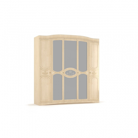 DORMITOR MILANO 5 usi, mesteacan [1]