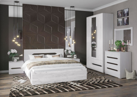 Mobila dormitor - DORMITOR VALENCIA 3 usi K001