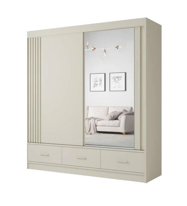 Dressinguri sI dulapuri - Dressing CANADA CA31-200 casmir, 2 usi culisante si 3 sertare