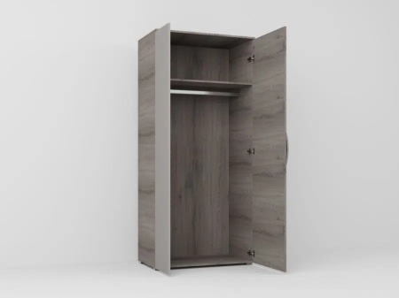 Set mobilier living Vera pal melaminat lemn si gri nisip 3,05m [5]