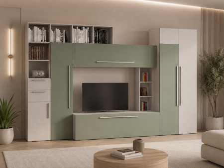Set living - mobila-living-zen-casmir-verde-eucalipt-mobila-actual-barlad